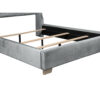UPHL VELVET EK BED, GRAY