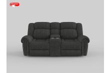 9204MT-PW Seating-Brennen Collection 2pc Set: Sofa, Love (Power)