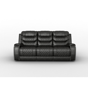 9405GY-3PW Power Double Reclining Sofa ...