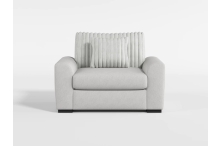 9720GRY Seating-Athena Collection 2pc Set: Sofa, Love