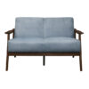 1032BGY Seating-Carlson Collection 2pc Set: Sofa, Love