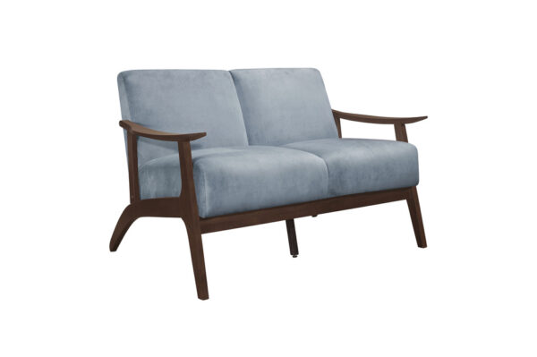 1032BGY Seating-Carlson Collection 2pc Set: Sofa, Love