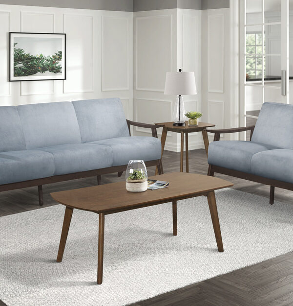 1032BGY Seating-Carlson Collection 2pc Set: Sofa, Love