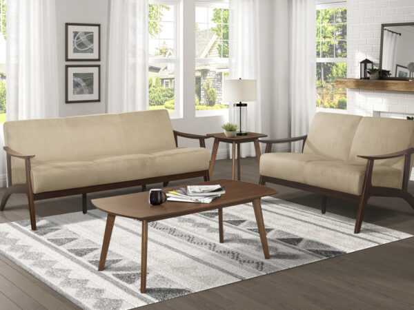 1032BR Seating-Carlson Collection 2pc Set: Sofa, Love