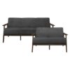 1032DG Seating-Carlson Collection 2pc Set: Sofa, Love