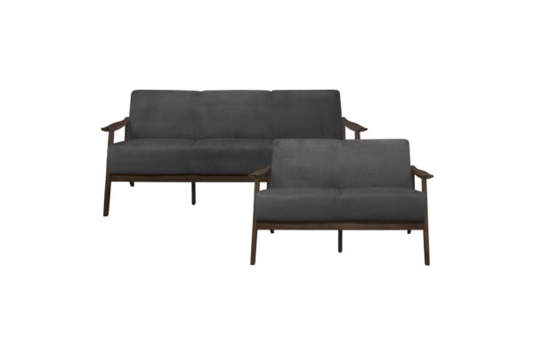 1032DG Seating-Carlson Collection 2pc Set: Sofa, Love
