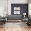 1104GY Seating-Lewiston Collection 2pc Set: Sofa, Love