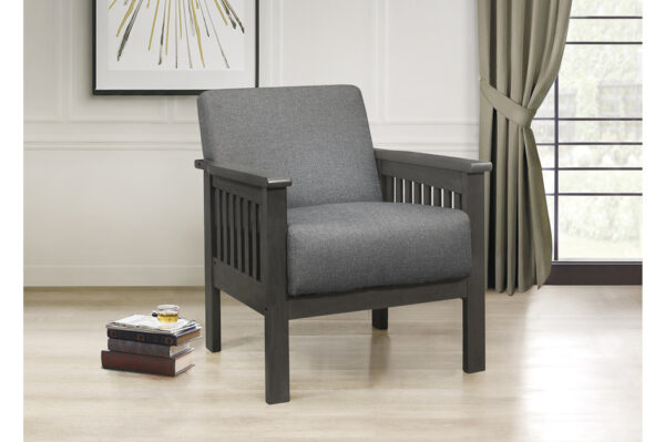 1104GY Seating-Lewiston Collection 2pc Set: Sofa, Love