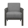 1104GY Seating-Lewiston Collection 2pc Set: Sofa, Love