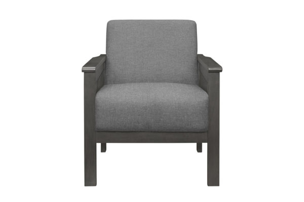 1104GY Seating-Lewiston Collection 2pc Set: Sofa, Love