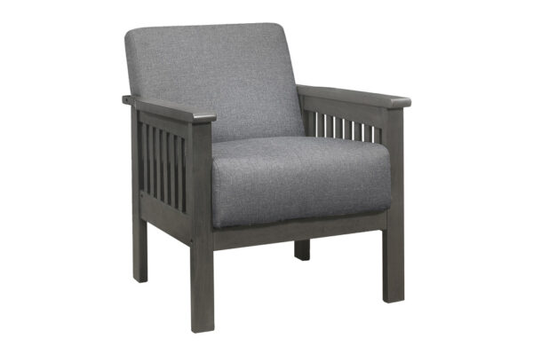 1104GY Seating-Lewiston Collection 2pc Set: Sofa, Love