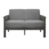 1104GY Seating-Lewiston Collection 2pc Set: Sofa, Love