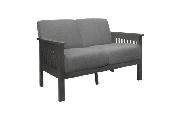 1104GY Seating-Lewiston Collection 2pc Set: Sofa, Love