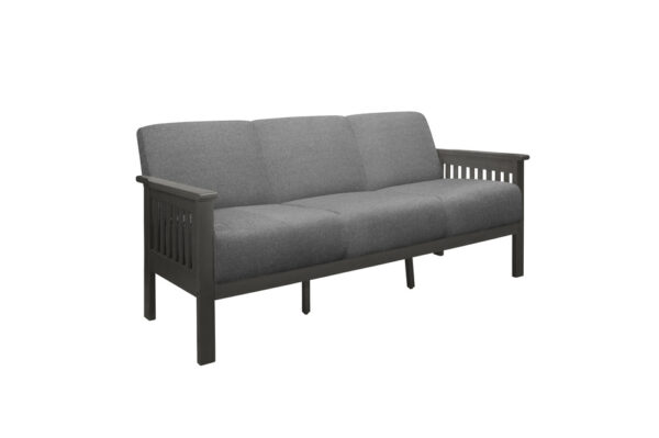1104GY Seating-Lewiston Collection 2pc Set: Sofa, Love