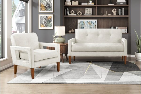 1113BE Seating-Belfort Collection Love Seat