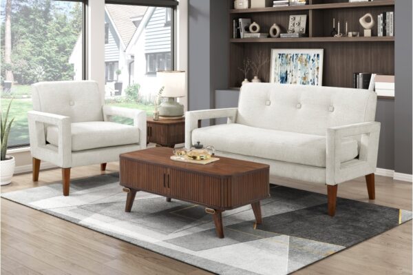 1113BE Seating-Belfort Collection Love Seat