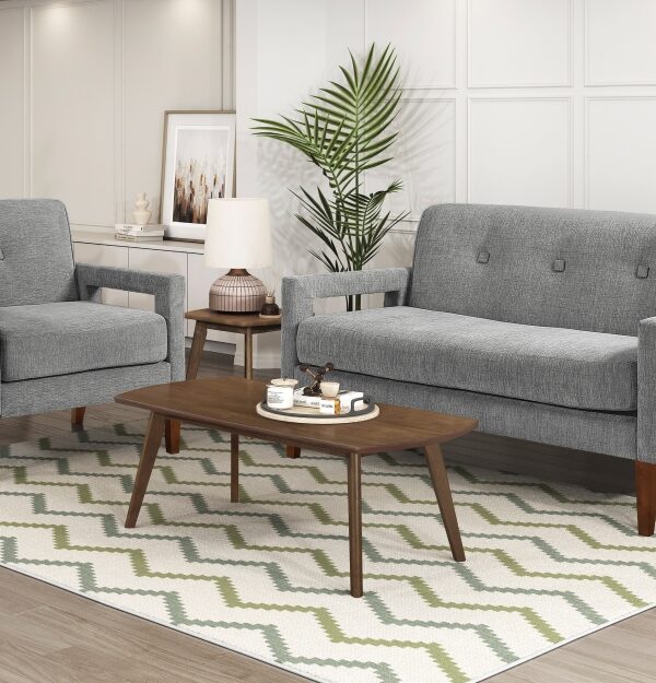 1113GY Seating-Belfort Collection Love Seat