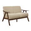 1138BR Seating-Damala Collection 2pc Set: Sofa, Love