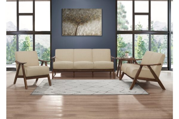 1138BR Seating-Damala Collection 2pc Set: Sofa, Love