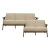 1138BR Seating-Damala Collection 2pc Set: Sofa, Love