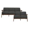1138DG Seating-Damala Collection 2pc Set: Sofa, Love