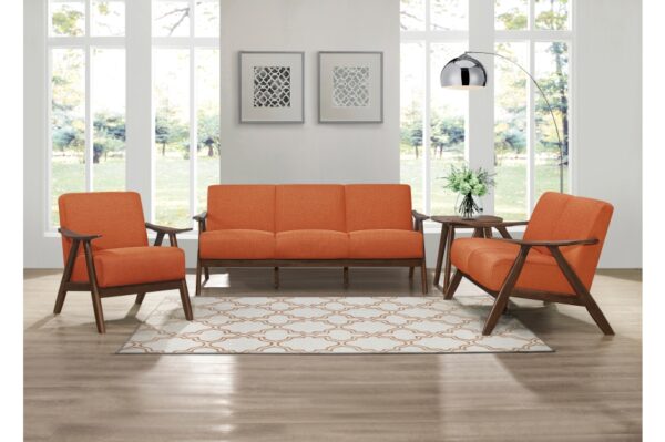 1138RN Seating-Damala Collection 2pc Set: Sofa, Love