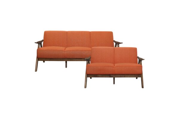 1138RN Seating-Damala Collection 2pc Set: Sofa, Love