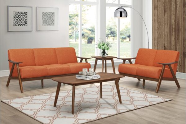 1138RN Seating-Damala Collection 2pc Set: Sofa, Love