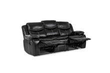 8230BLK Seating-Bastrop Collection 2pc Set: Sofa, Love