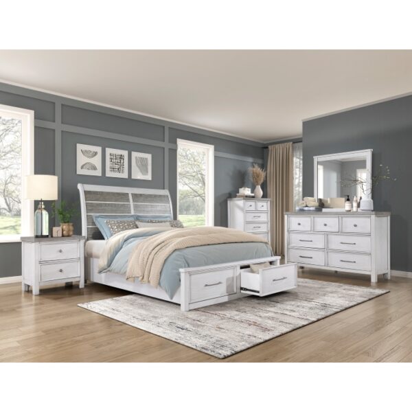 Eastern King Platform Bed wi