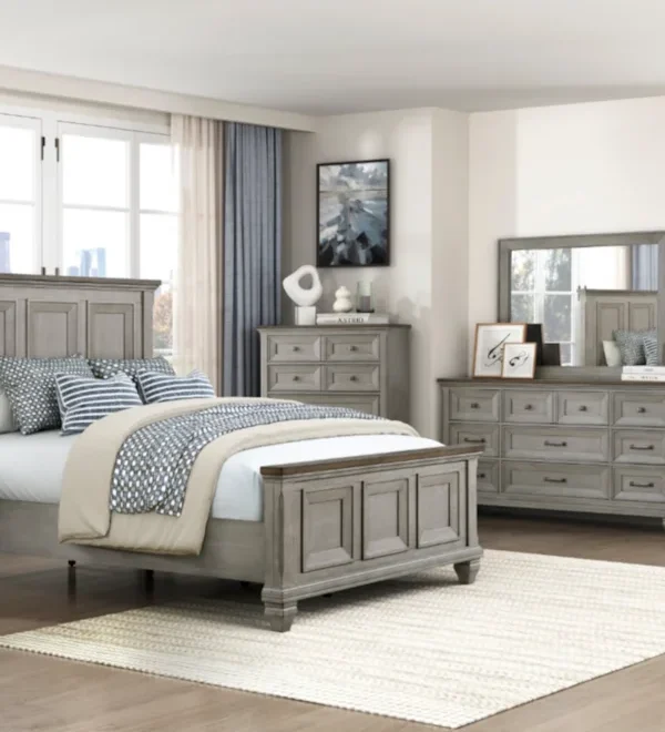 1305 Bedroom Renton Collection 4pc Set (QB+NS+DR+MR)