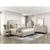 HE-1312-1  Queen Platform Bed with Footboard Storage