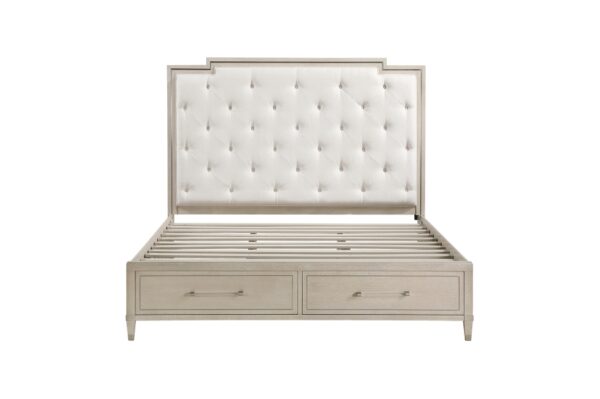 1312 Bedroom Genoa Collection 4pc Set (QB+NS+DR+MR)