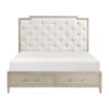 1312 Bedroom Genoa Collection 4pc Set (QB+NS+DR+MR)