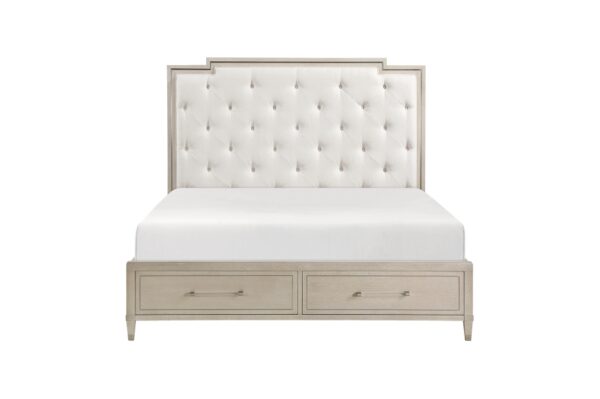 1312 Bedroom Genoa Collection 4pc Set (QB+NS+DR+MR)