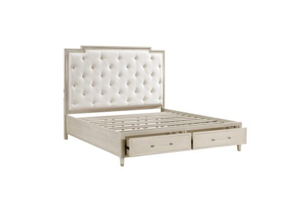 1312 Bedroom Genoa Collection 4pc Set (QB+NS+DR+MR)