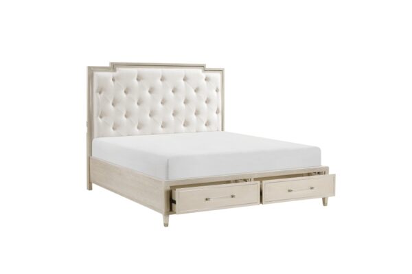 1312 Bedroom Genoa Collection 4pc Set (QB+NS+DR+MR)