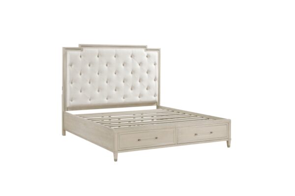 1312 Bedroom Genoa Collection 4pc Set (QB+NS+DR+MR)