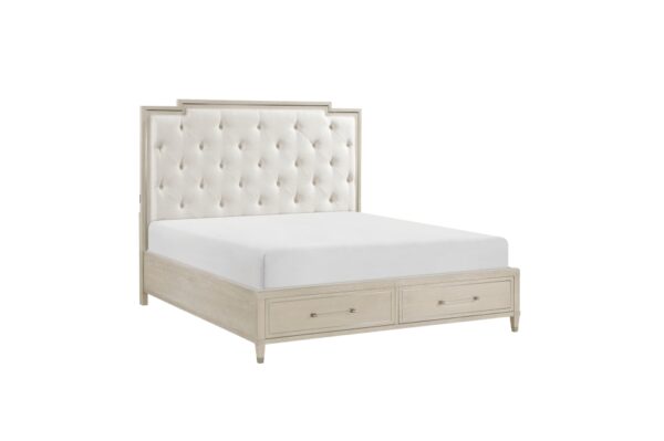 1312 Bedroom Genoa Collection 4pc Set (QB+NS+DR+MR)