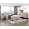 HE-1313N-1  Queen Platform Bed with Footboard Storage