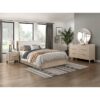 HE-1313N-1  Queen Platform Bed with Footboard Storage