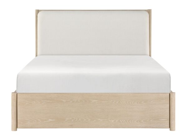 HE-1313N-1  Queen Platform Bed with Footboard Storage
