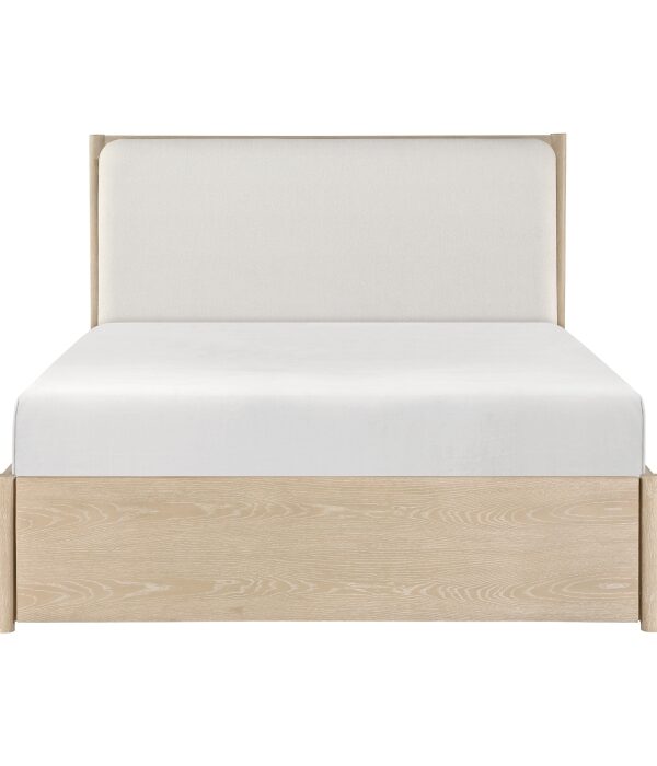 HE-1313N-1  Queen Platform Bed with Footboard Storage