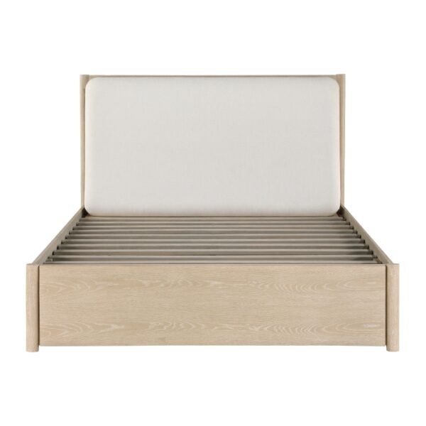 HE-1313N-1  Queen Platform Bed with Footboard Storage