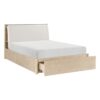 HE-1313N-1  Queen Platform Bed with Footboard Storage