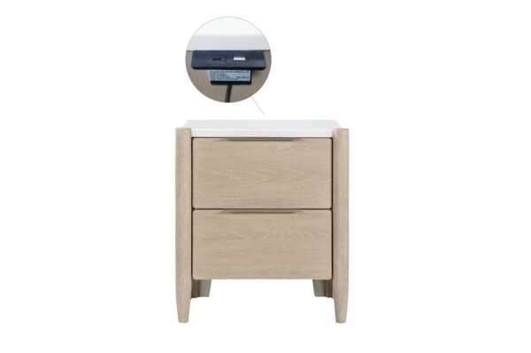 1313N Bedroom Matteo Collection 4pc Set (QB+NS+DR+MR)