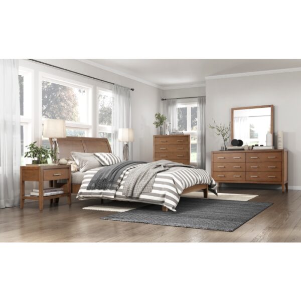 HE-1314-1  Queen Platform Bed