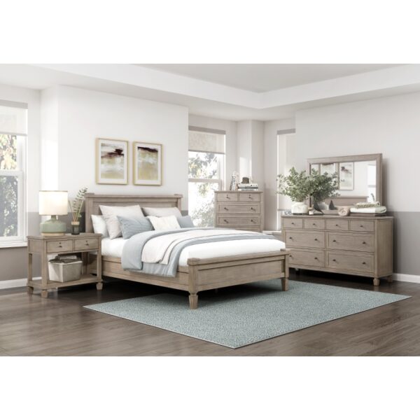 HE-1316-1  Queen Platform Bed