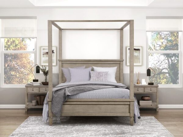1316 Bedroom Marceline Collection 4pc Set (QB+NS+DR+MR)