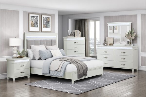 1321  Bedroom Kidman Collection 4pc Set (QB+NS+DR+MR)